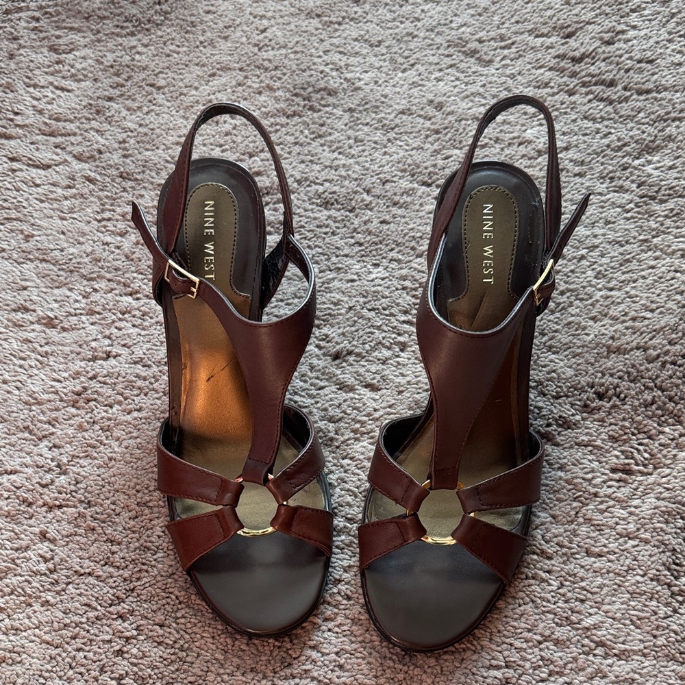 Nine West Chocolate color Women's Sandals